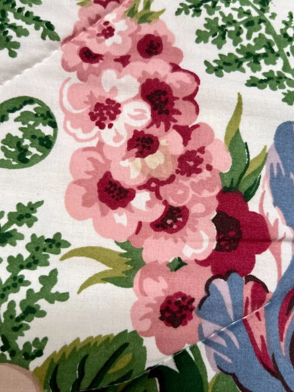 Vintage Waverly Spring Fever Floral Cottagecore Comforter Queen Size